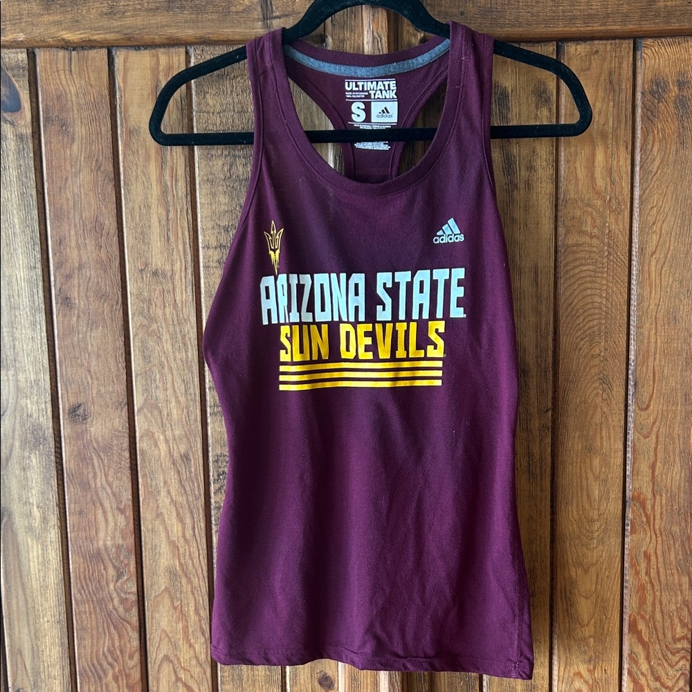 Adidas Arizona State University Sun Devils Women's Razorback Tank Top. Small